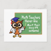 Alte Mathematiklehrer Epitaph Postkarte (Vorderseite)