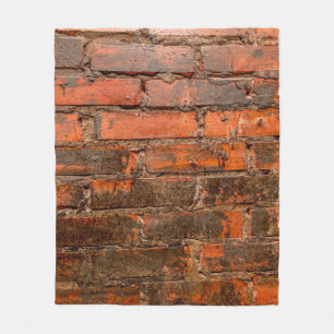 Alte Mauer aus Stein, gealtert, alt, Fleecedecke