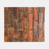Alte Mauer aus Stein, gealtert, alt, Fleecedecke (Vorderseite (Horizontal))