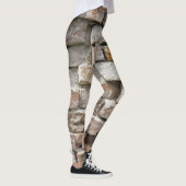 Alte Mauer aus Steinen Leggings (Rechts)