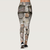 Alte Mauer aus Steinen Leggings (Rückseite)