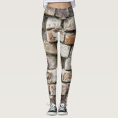 Alte Mauer aus Steinen Leggings (Vorderseite)