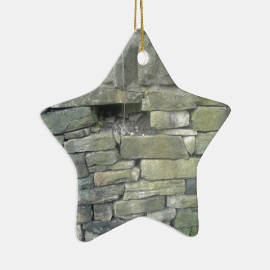 Alte Mauer, Stein, Steine Keramikornament (Rechts)