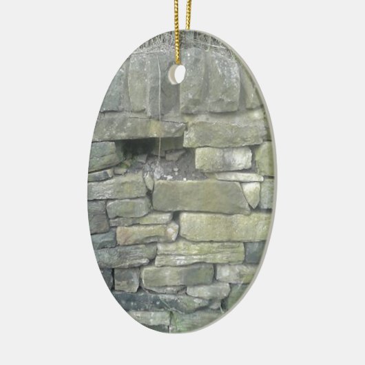 Alte Mauer, Stein, Steine Keramikornament (Links)