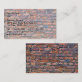 alte Mauerkunst Visitenkarte (Vorne/Hinten)