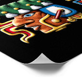 Alte Maya-Glyphen Poster (Ecke)