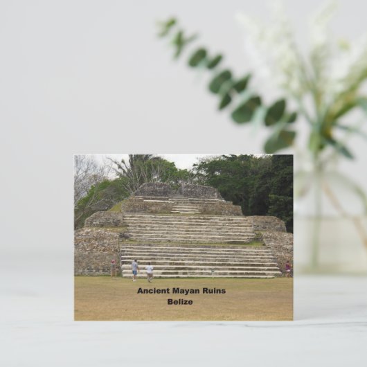 Alte Maya-Ruinen, Belize Postkarte (Stehend Vorderseite)