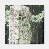 Alte Maya Ruins Foto Designed Square Magnet (Vorne)