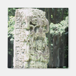 Alte Maya Ruins Foto Designed Square Magnet
