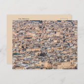 Alte Medina, Fez Marokko Postkarte (Vorne/Hinten)
