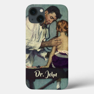 Alte Medizin, Arzt untersucht eine junge Patientin Case-Mate iPhone Hülle