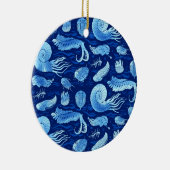 Alte Meerestiere: Trilobiten, Anomalocaris.. Keramik Ornament (Rechts)