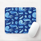 Alte Meerestiere: Trilobiten, Anomalocaris.. Mousepad (Mit Mouse)