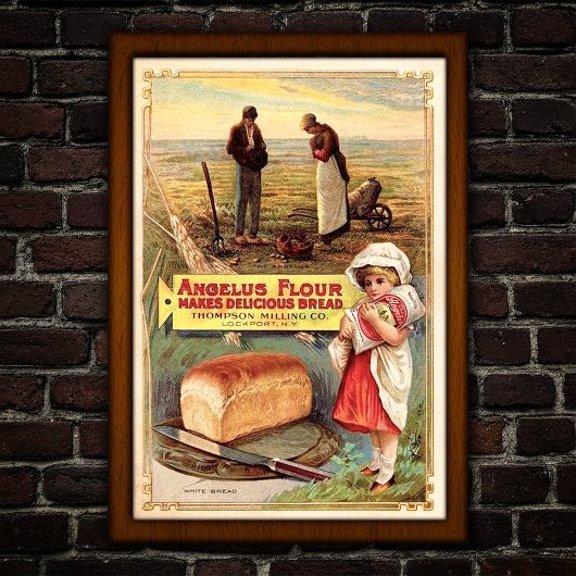 Alte Mehlwerbung Poster