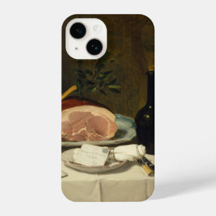 Alte Meistermalerei Stillleben Ham & Wine iPhone 14 Hülle