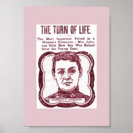 Alte Menopause Werbung Vintage Image Poster