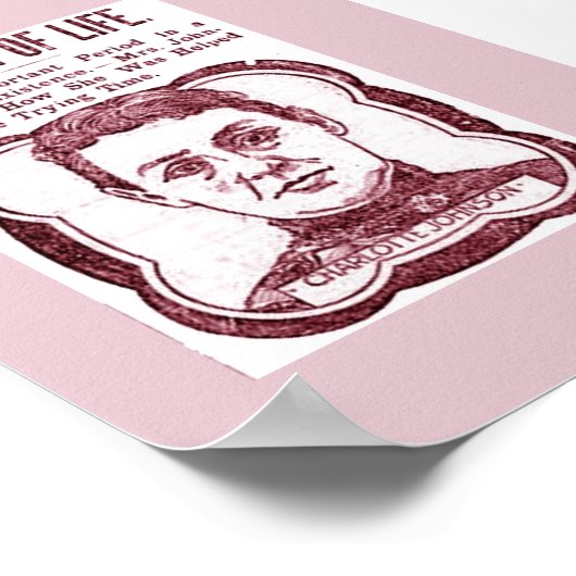 Alte Menopause Werbung Vintage Image Poster (Ecke)