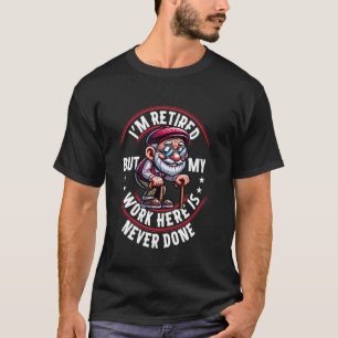 Alte Menschen, Lustiger Opa & Oma, Ruhestand & T-Shirt