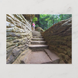 Alte Menschenhöhle, Hocking Hills Staat Park, Ohio Postkarte