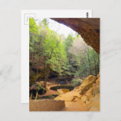 Alte Menschenhöhle Postkarte (Vorne/Hinten)