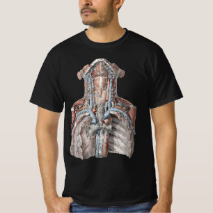 Alte menschliche Anatomie Kehle, Hals, Brust, Ripp T-Shirt