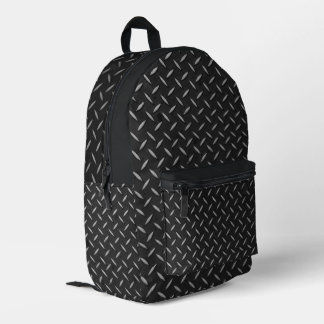 Alte Metall-Rucksack  Bedruckter Rucksack