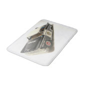 Alte Metallpolizei Bath Mat Badematte (Schrägansicht)