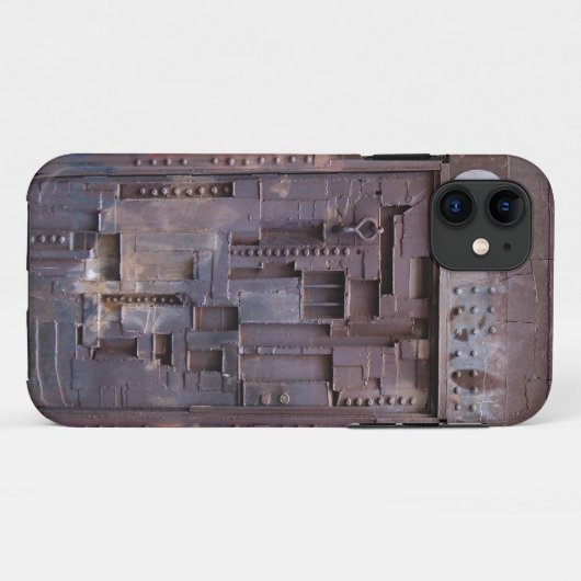 Alte Metalltür Case-Mate iPhone Hülle (Rückseite (Horizontal))