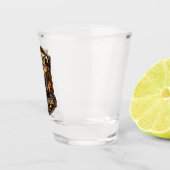 Alte Miesepeter-Campingreservierung Schnapsglas (Rechts)