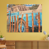 Alte Milchtransporte Leinwanddruck (Insitu (Wohnzimmer))