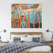 Alte Milchtransporte Leinwanddruck (Insitu (Schlafzimmer))