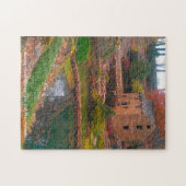 Alte Mill Arkansas. Weihnachtsgrüße Puzzle (Horizontal)