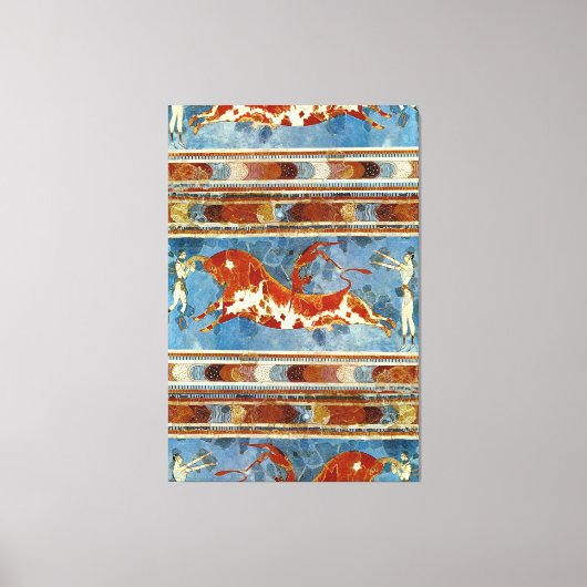 Alte Minoan Fresco Leinwanddruck (Vorderseite)
