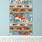 Alte Minoan Fresco Leinwanddruck (Insitu (Holzboden))