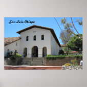 Alte Mission in San Luis Obispo, Kalifornien Poster (Vorne)
