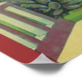 Alte Mission Label Plakat (Ecke)