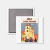 Alte Missionen, Mission Santa Barbara Magnet (Vorderseite/Rückseite)