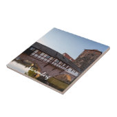 Alte mittelalterliche Brücke in Nürnberg, Deutschl Fliese (Seite)