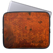 Alte mittelalterliche Lederdecke Laptopschutzhülle (Vorderseite)