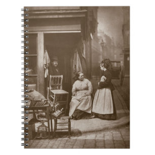 Alte Möbel, "vom Straßen-Leben in London", 1877- Notizblock