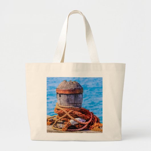 Alte Möbelpackung Große Totttasche Jumbo Stoffbeutel (Vorne)