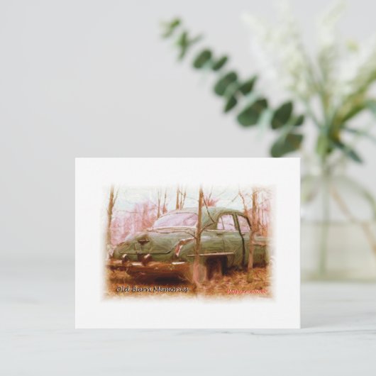 Alte, mobile Barnyard-Erinnerungen der 1950er Jahr Postkarte (Stehend Vorderseite)