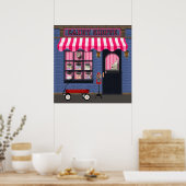 Alte Mode Candy Shoppe Poster (Küche)