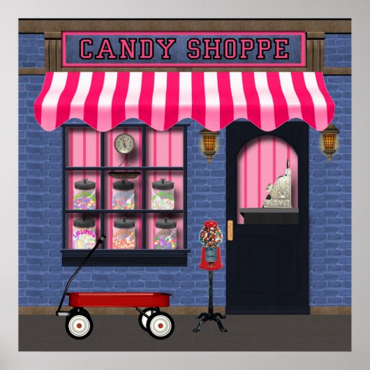 Alte Mode Candy Shoppe Poster (Vorne)
