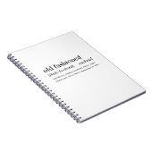 Alte Mode - der klassische Bourbon-Cocktail Notizblock (Rechte Seite)