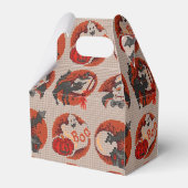 Alte Mode Halloween Imitate Cross-Stitch Gefallen Geschenkschachtel (Rückseite)