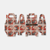 Alte Mode Halloween Imitate Cross-Stitch Gefallen Geschenkschachtel (Ungefaltet)