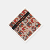 Alte Mode Halloween-Imitate Kreuzstich Napkins Serviette (Ecke)