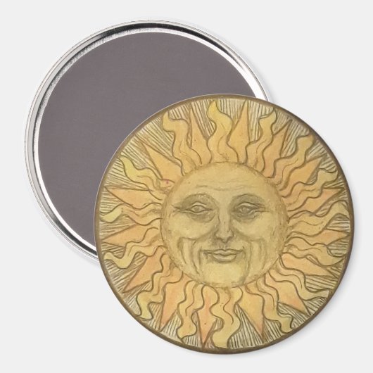 Alte Mode Magnet (Vorderseite/Rückseite)