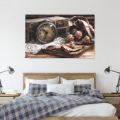 Alte Mode Vintag Time Wall Art Leinwanddruck (Insitu (Schlafzimmer))
